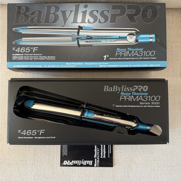 BaBylissPRO  Nano Titanium Prima 3100 1” Ionic Hair Straightener - Picture 5 of 15